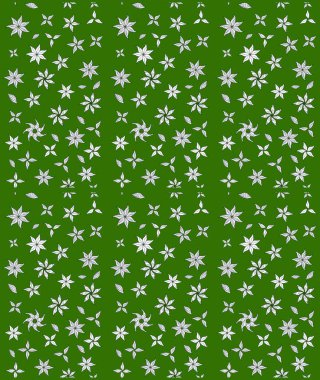 Düz Çiçek Elementleri Tasarımı. Raster illüstrasyonundaki çiçek desenli çizim. Süslü kumaş deseni. Renkli Bahar Teması çizim şablonu.