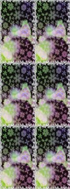 Düz Çiçek Elementleri Tasarımı. Renkli Yaz Temalı Kusursuz Arkaplan. Sevimli çiçek raster deseni. Gri ve nötr renkte çiçekler.