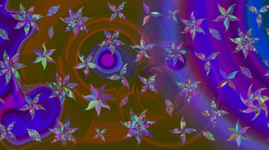 Parlak elementlerin. El çizimi Raster çizimi. Çizim çiçek deseni duvar kağıdı, web sitesi arkaplanı, paket kağıdı, davetiye, broşür, pankart veya web sitesi için kullanılabilir.