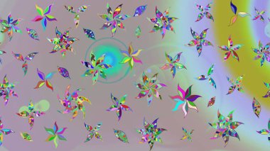 Çiçekli yumuşak bir eskiz şekli. Raster çiçekleri klasik tarzda çizilmiş. Tarafsız ve gri renklerde bahar çiçekleri. Raster illüstrasyonu.