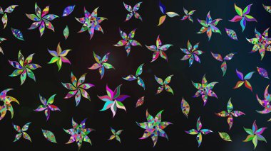 Çiçek arkaplan. Çizim raster deseni. Güzel kumaş deseni.