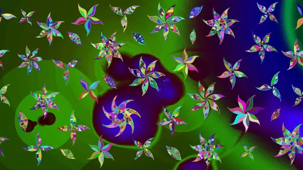 Renkli Bahar Teması eskiz kalıbı. Düz Çiçek Elementleri Tasarımı. Raster güzel kumaş deseni çiziyor. Çiçek deseni.