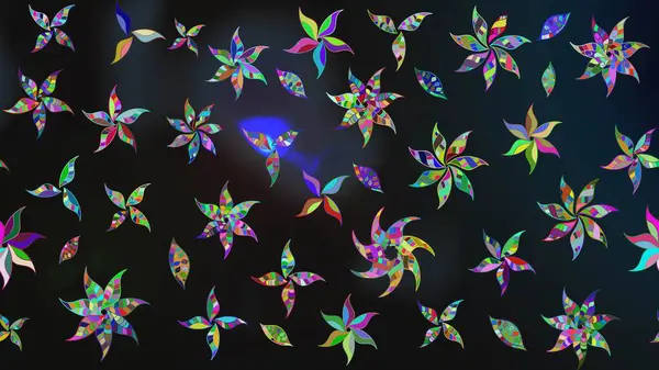 Güzel kumaş deseni. Yazdır. Raster çiçekli arka plan. Renkli Yaz Temalı eskiz kalıbı. Düz Çiçek Elementleri Tasarımı. Güzel çizim şekli..