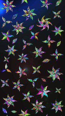 Vadinin çiçekleri gri ve mavi renklerde. Eskiz arkaplan modeli. Suluboya, elle çizilmiş. Raster - stok.