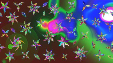 Simple cute pattern in small-scale flowers. Raster illustration. Floral sketch background for textile or book covers, manufacturing, wallpapers, print, gift wrap and scrapbooking.