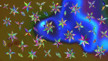 Tekstil, tebrik kartı, boyama kitabı, telefon kılıfı baskısı için kullanılabilir. Raster Henna dövme stili. Kızılderili desenli desenli desenli şal deseni. Etnik Mandala süsü.