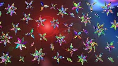 Çizim raster deseni. Güzel kumaş deseni. Çiçek arka planı.