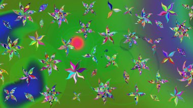 Eskiz Vintage Çiçek Deseni. Raster Kalça dokusu deseni.