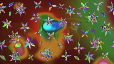 Karalama çiçekleri çizim kalıbı. El çizimi desen. Art Inspi tarzı çiçekler ve arka plan bırakıyor. Raster deseni.