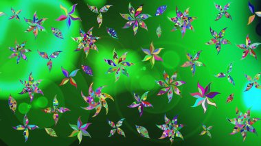 Renkli çiçekler. Yumuşak, yaz çiçekli arka plan. Raster çiçek desenli ve çiçekli..