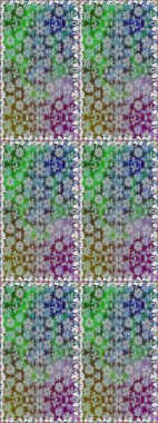 Parlak çiçekli kolaj çiçekleri gridir. Çiçekli zambaklar kusursuz bir arka plan. Çiçek tasarımı için inanılmaz kolaj cennet tarzı..