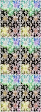 Raster illüstrasyonu. Çiçeksiz arka plan. Şatafatlı bahar bahçesi dokusu. Çiçek deseni.