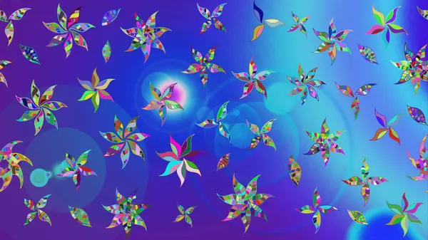 Ultraviyole kumaş deseni. Organik motif arka planı. Çizim kalıbı. Raster illüstrasyonu.