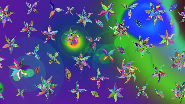 Raster Yumuşak kumaş deseni. Raster çiçek izi. Çiçek mavisi ve menekşe eskiz deseni. Klasik taslak çizimi.