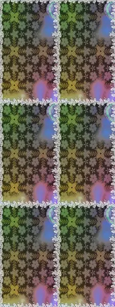 Raster Çiçek İllüstrasyonu 'nun şirin tekstili. Gri ve kahverengi renkte etnik çiçeklerle kusursuz bir desen..