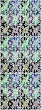 Tarafsız ve gri renklerde etnik çiçeklerle kusursuz bir desen. Raster Çiçek İllüstrasyon Şirin Tekstil.