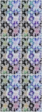 Modern çiçek arkaplanı. Halk tarzı. Moda baskıları için zarif bir şablon. Rengarenk çiçekleri ve yaprakları tarafsız ve gri renklerde inanılmaz bir çiçek deseni var..