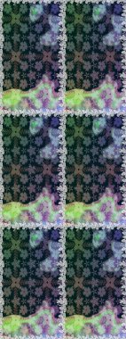 Raster stili kumaş deseni. Çiçekler suluboya desensiz.