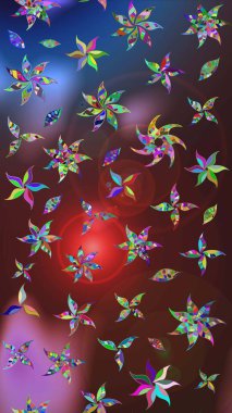 Moda baskısı. Suluboya desenli çiçek deseni. Ton halinde. Dekorasyon ve tasarım için güzel bir desen. Çiçeğin suluboya çizimlerinin zarif deseni.