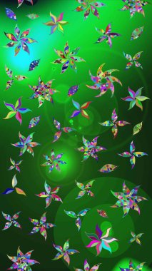 Renkli güzel çiçekli eskiz deseni, suluboya çiçek deseni, duvar kağıdı, kart ya da kumaş için fayanslı. Raster..