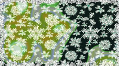 Gri ve nötr renkte çiçekler. Raster illüstrasyonu. Çiçeksiz desenli arka plan, vuruşlar, sıçramalar, yaz çiçekleri..