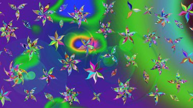 Tekstil veya kitap kapakları, imalat, duvar kağıtları, baskı, hediye paketi ve yapıştırma kitabı için çiçek eskizi geçmişi. Küçük çaplı çiçeklerdeki basit şirin desenler. Raster illüstrasyonu.