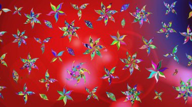 Çiçek deseni. Flower eskiz arka planı. Şatafatlı bahar bahçesi dokusu. Raster illüstrasyonu.