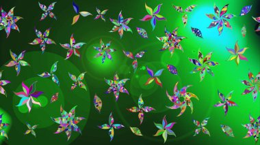 Arkaplan dokusu, duvar kağıdı, çiçek temalı renkler. Soyut etnik raster çizim kalıbı. Kabile sanatı boho baskısı, klasik çiçek arkaplanı.