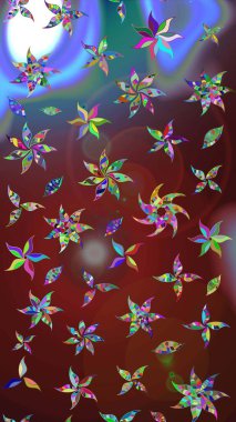 Küçük çaplı çiçeklerdeki basit şirin desenler. Tekstil veya kitap kapakları, imalat, duvar kağıtları, baskı, hediye paketi ve yapıştırma kitabı için çiçek eskizi geçmişi. Raster illüstrasyonu.