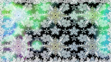 Tekrar eden çiçek arkaplanı, zarif nötr ve yeşil çiçek duvar kağıdı. Tarafsız ve yeşil renklerde çiçek desenleri, el yapımı papatyalar, papatyalar..