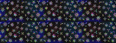 Soyut etnik raster çizim kalıbı. Arkaplan dokusu, duvar kağıdı, gri ve mavi renkli çiçek teması. Kabile sanatı boho baskısı, klasik çiçek arkaplanı.