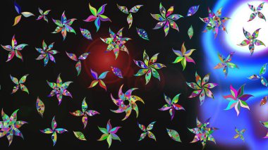 Raster çiçek izi. Klasik taslak çizimi. Çiçek eskiz deseni.