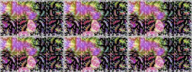 Siyah ve nötr renklerde çiçekler. Raster düz çiçekleri pürüzsüz desen. Tasarım hediye paketi, tebrik kartları, posterler ve afiş tasarımı.