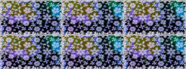 Suluboya kusursuz desen. Çiçeğin suluboya çizimlerinin mükemmel deseni. Moda baskısı. Dekorasyon ve tasarım için güzel bir desen. Raster illüstrasyonu. Eski.