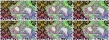 Tarafsız ve gri renklerde çiçekler. Raster illüstrasyonunda kusursuz çiçek deseni.