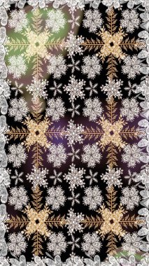 Raster Yumuşak kumaş deseni. Raster çiçek izi. Çiçeksel siyah ve kahverengi desenli. Klasik taslak çizimi.