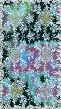 Vadinin çiçekleri tarafsız ve mavi renklerde. Raster dikişsiz çiçek deseni.