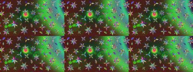 Çizim çiçek deseni duvar kağıdı, web sitesi arka planı, ambalaj kağıdı, davetiye, broşür, afiş veya web sitesi için kullanılabilir. El çizimi Raster çizimi. Parlak elementlerin.