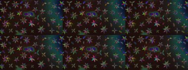 Gri ve kahverengi renkli güzel çiçekli eskiz deseni, suluboya çiçek deseni, duvar kağıdı, kart veya kumaş için fayanslı. Raster..