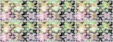 Tarafsız ve gri renklerde bahar çiçekleri. Çiçekli, pürüzsüz bir desen. Raster çiçekleri klasik tarzda çizilmiş. Raster illüstrasyonu.