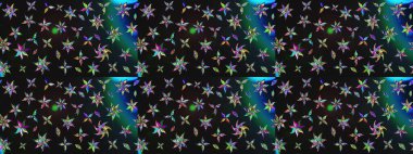 Gri ve mavi renkte güzel çiçekleri olan eskiz deseni, suluboya çiçek deseni, duvar kağıdı, kart veya kumaş için fayanslı. Raster..