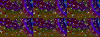 Raster illüstrasyonu. Küçük çaplı çiçeklerdeki basit şirin desenler. Tekstil veya kitap kapakları, imalat, duvar kağıtları, baskı, hediye paketi ve yapıştırma kitabı için çiçek eskiz geçmişi.