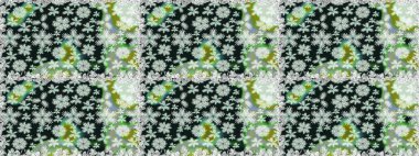 Gri ve nötr renkte çiçekler. Raster illüstrasyonunda kusursuz çiçek deseni. Düz Çiçek Elementleri Tasarımı. Renkli Bahar Teması Kusursuz Arkaplan.