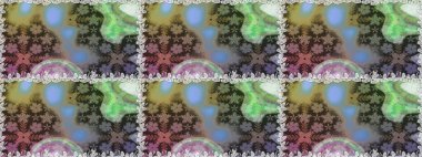 Küçük çiçekte hoş bir çiçek deseni var. Çiçeksel elementlerle süslenmiş zarif raster dokusu. Gri ve parlak çiçekli nötr renkler üzerinde soyut ve pürüzsüz desen.