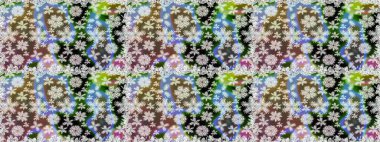 Kusursuz Vintage Çiçek Deseni. Raster Kalça dokusu deseni.