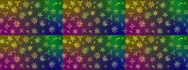 El çizimi çiçek çizimi deseni (fayans). Şirin çiçekli, desenli, rengarenk eskiz deseni. Tekstil için suluboya çizim deseni.