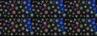 Kabile sanatı boho baskısı, klasik çiçek arkaplanı. Soyut etnik raster çizim kalıbı. Arkaplan dokusu, duvar kağıdı, gri ve mavi renkli çiçek teması.