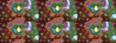 Elle çizilmiş sonbahar çiçeği deseni. Renkli çizim kalıbı. Doodle tarzı. Tekstil ve kapak tasarımı için mükemmel. Renkli çiçekler.