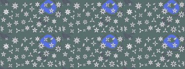 Çiçek desenli eskiz. Gömlek baskısı için çiçek boyası. Tarafsız ve gri renkte çiçekler.