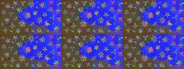 Moda baskısı. Raster illüstrasyonu. Eski model. Dekorasyon ve tasarım için güzel bir desen. Çiçeğin suluboya çizimlerinin mükemmel deseni. Suluboya çizim deseni.